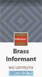 Mobile Screenshot of brassinformant.com